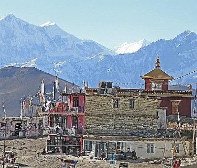 Filmaufnahmen für GEO-Reportage in Muktinath